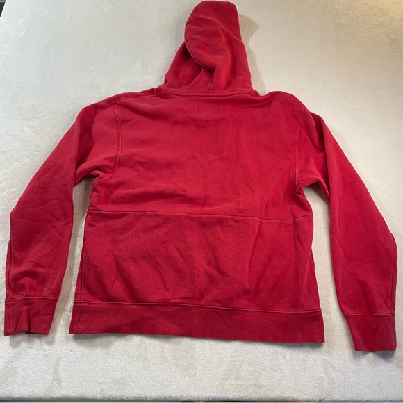 Nike AIR Jordan Red Hoodie Sz M Sweatshirt Jumpman Pullover Hoodie Retro Sporty - Picture 2 of 11